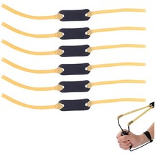 6 Stück Steinschleuder Gummi