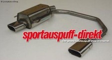 FOX Duplex Sportauspuff Opel