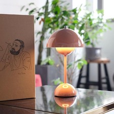 LED Blumentopf Tischlampe