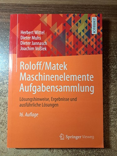 Roloff matek maschinenelemente - roloff/matek,