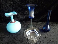 4x Glas, Kunstobjekte