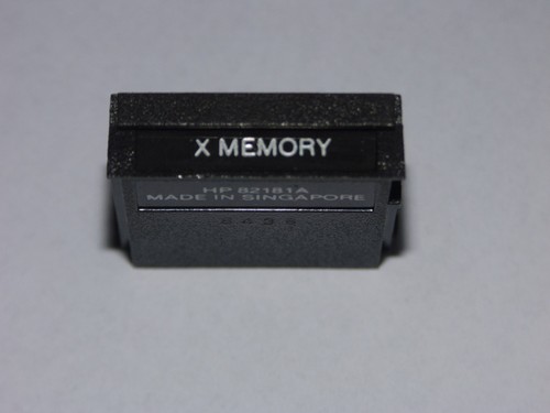 Hewlett packard x memory - hp-41, x-memory