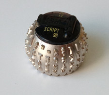 1x IBM 31508 Typen KUGELKOPF 12 Script 96 Schrift DEUTSCH GERMAN