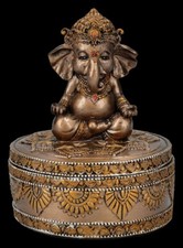 Schatulle - Ganesha Meditation - Buddhismus Gott Schmuckdose Aufbewahrung Deko