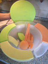 Salatkarussell Salatbar Inklusive Salatbesteck, Kunststoff, wie Neu