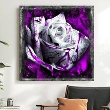Leinwand Bild Blumen Rose