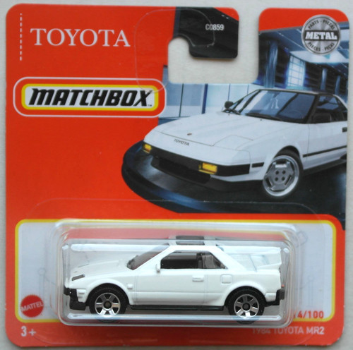 Matchbox 1984 toyota mr2 - mr2, weiß