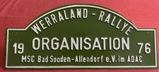 Blechschild adac werraland - adac,