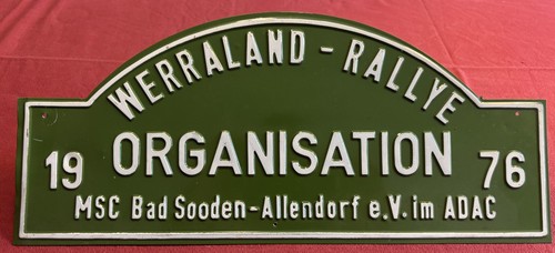 Blechschild adac werraland - blechschild,