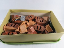 Märklin Brückenpfeiler-Pfeiler-Eisenbahn-HO-Unterlegplatte-rund 50 Teile