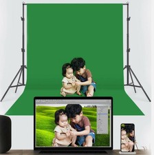🔥3x2M Hintergrundsystem Mit Tasche Hintergrund Clips Ständer Stativ Fotostudio