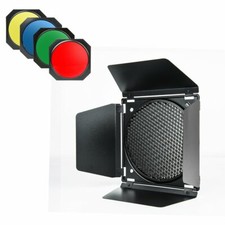 Godox BD-04 Barndoor mit Grid