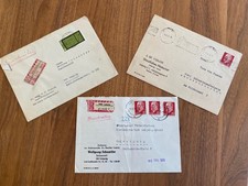 3 Briefumschläge  DDR 70er Jahre Behördenbriefe Rechtsanwalt Notariat Psychiater