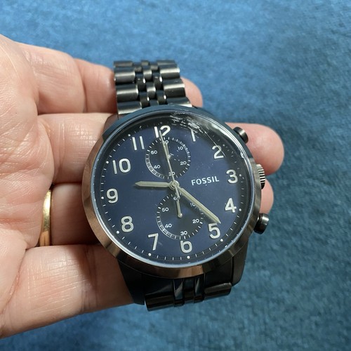Men black fossil townsman - black,