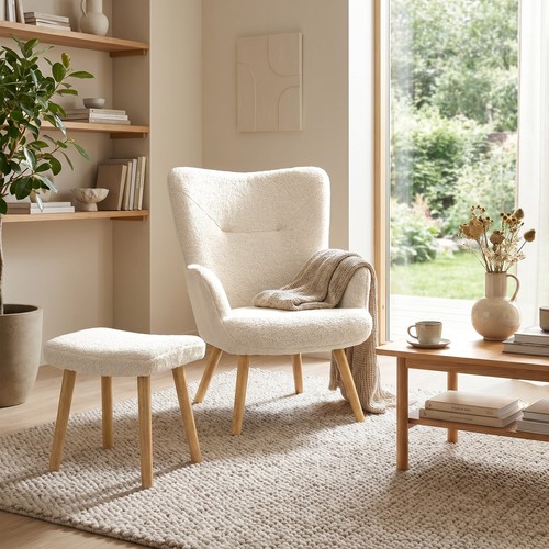 Goeurvant sessel mit hocker - goeurvant,