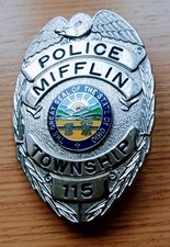S/G16 Historisches US-Polizeiabzeichen- MIFFLIN  TOWNSHIP  POLICE