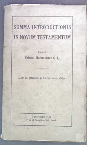 Summa introductionis novum - in,