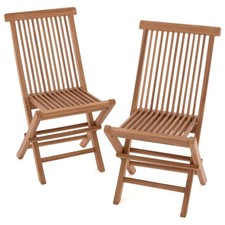 DIVERO 2er Set Gartenstuhl