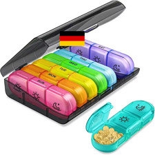 Tablettenbox 7 tage 3 fächer