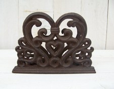 Serviettenhalter antikbraun Herz NEU Serviettenständer Nostalgie Landhausstil