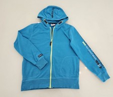 Neon-Akzente & Streetstyle! YIGGA Zip-Hoodie | Gr. 146/152 | Türkis/Blau mit...
