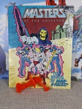 Masters of the Universe WAFFE MAN-E-FACES LASER ZUBEHÖR & MINI COMIC BOOK