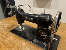 ANTIKE NÄHMASCHINE ADLER GUSSEISEN STÄNDER ABHOLUNG MÜNSTERLAND 
