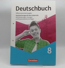 Deutschbuch 8 Handreichungen Lösungen, Klassenarbeiten mit Lösungen