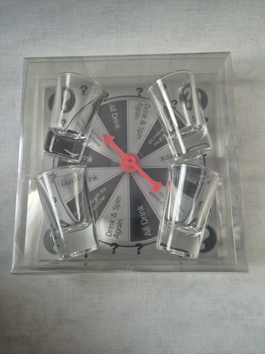 Glücksrad trinkspiel set mit - set,