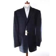 BURBERRY LONDON Sakko Jacket Gr 118 ca 66,5cm Blackwatch 100% Wolle Wool Big Gol