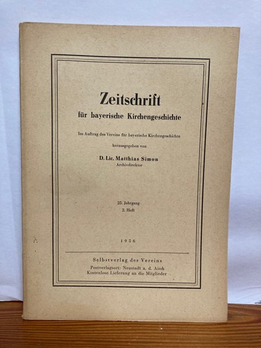 Zeitschrift für bayerische