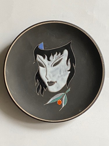 Ruscha wandteller maske - wandteller,