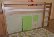 Hochbett vorhang umrandung - hochbett,