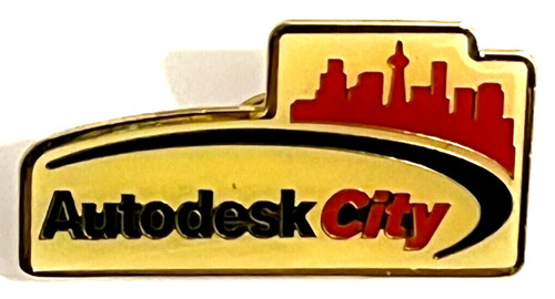 Autodesk city pin - autodesk, (h22)