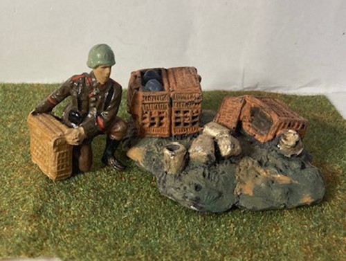 Lineol elastolin diorama - elastolin,