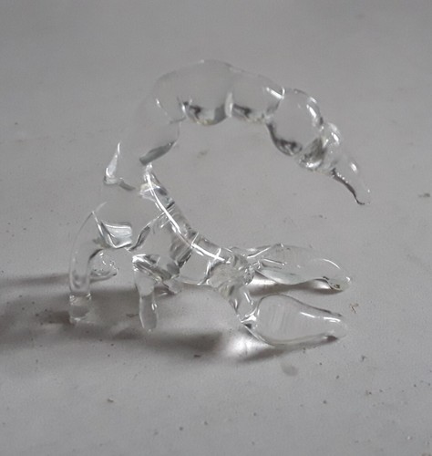 Glasfigur skorpion dekoration - skorpion,