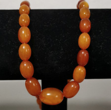 Bernstein Halskette Honigfarbe dünne Bernsteinkette Butterscotch Amber Collier