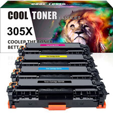 4x Toner für HP 305X LaserJet