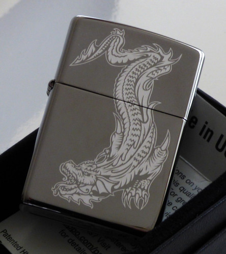 Zippo lighter dragon and - lighter,