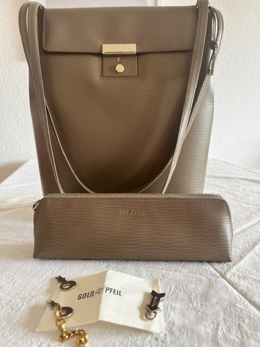 Goldpfeil damentasche leder - goldpfeil,