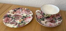 Maxwell&Williams Rambling Rose Kaffeegedeck 3-tlg WIE NEU - SEHR RAR