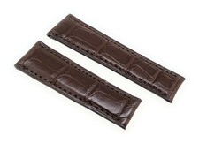 XS Uhrenarmband passend für Rolex Daytona echt Alligator 20mm dunkelbraun
