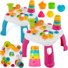 MalPlay Baby Spieltisch Sortierspiel Licht&Sound mit Tiergerausche Babyspiel