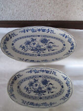 2 ovale Vorlegeplatten