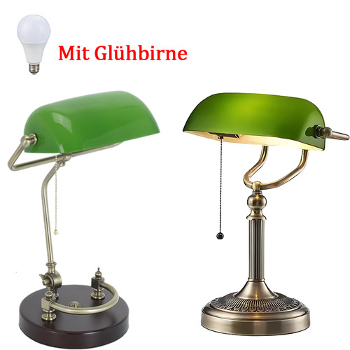 Banker tischlampe mit - banker,