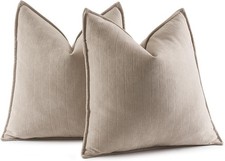 2er Kissenbezug 45x45 Beige