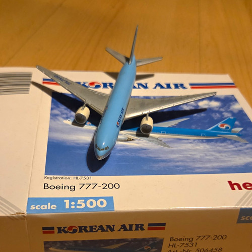 Herpa wings korean - air, boeing