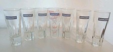 7 RAMAZOTTI Gläser 2 und 4 cl Markierung - Dekor verschieden 14 x 5,7 cm