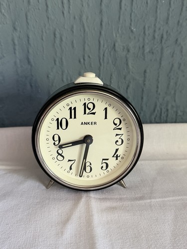 Anker aufzieh wecker - anker, vintage