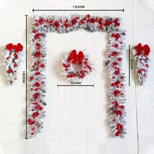 Weihnachtskranz türdeko fuzzy - weihnachtskranz,